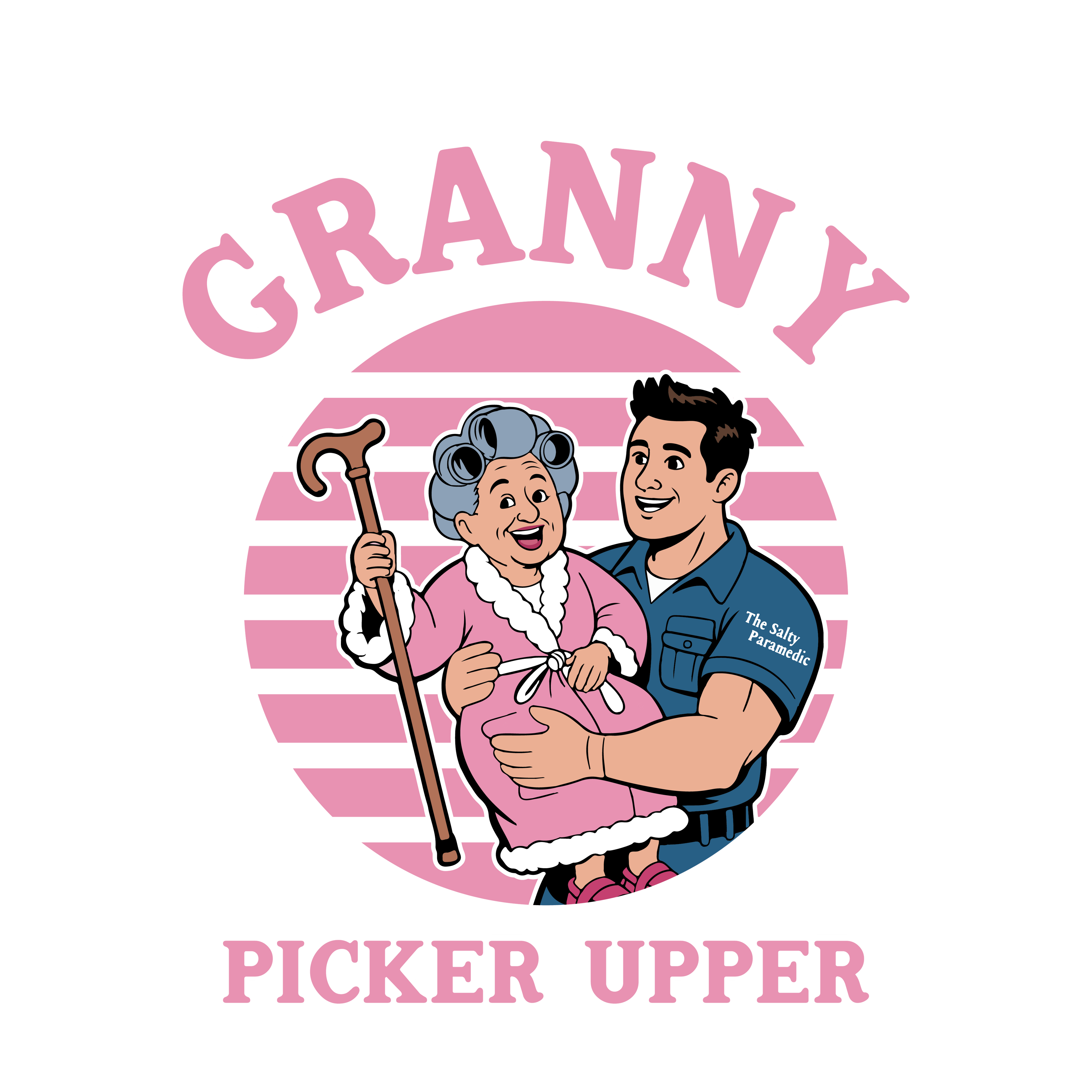 Granny Picker Upper Sticker (5-Pack)