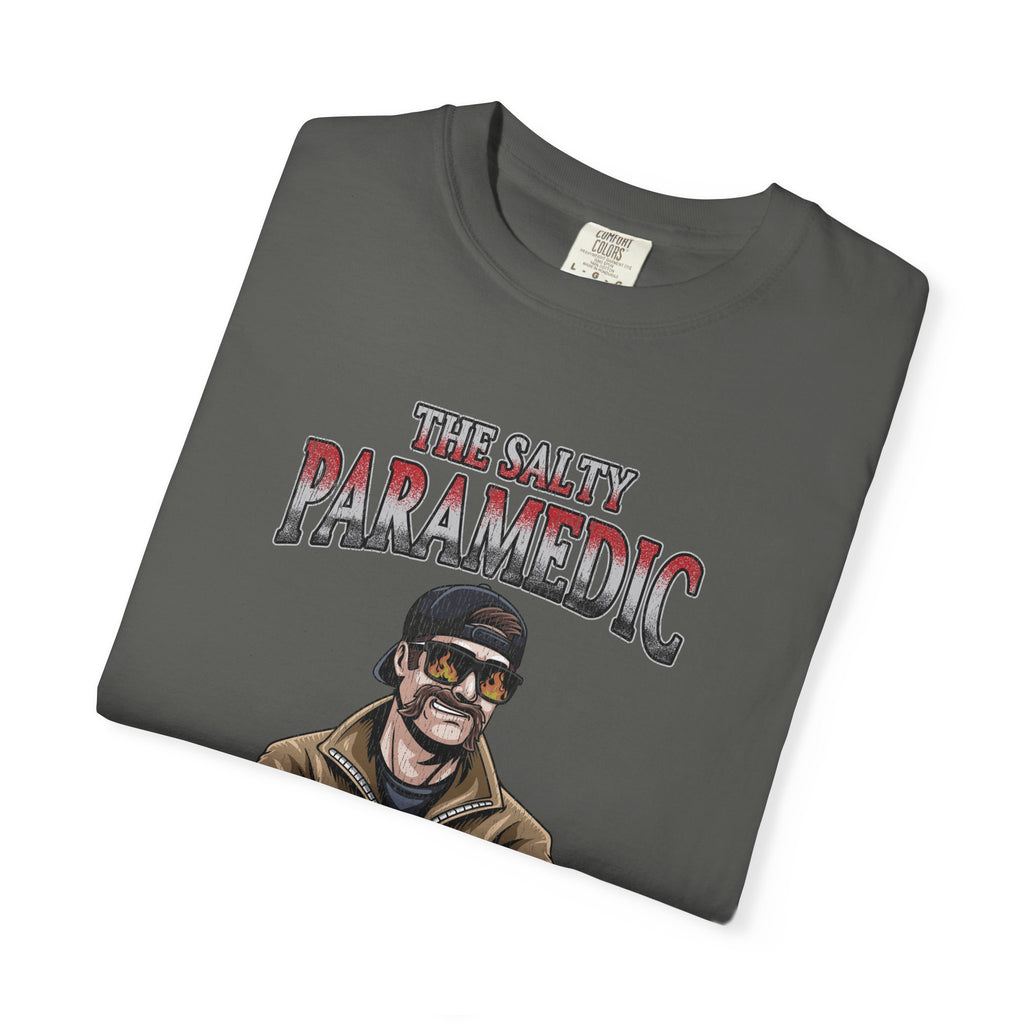 The Salty Paramedic Experience T-Shirt (Red Font)