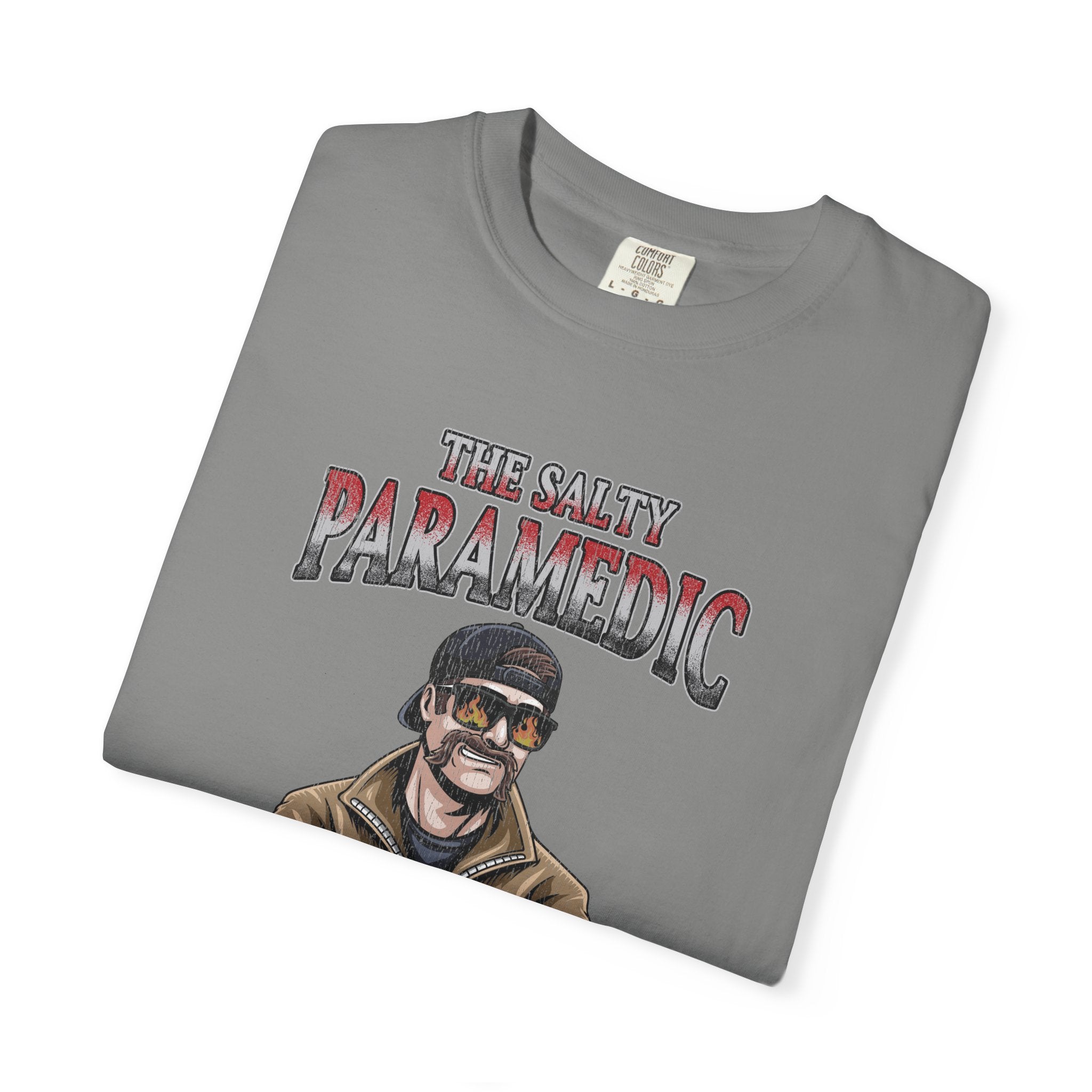 The Salty Paramedic Experience T-Shirt (Red Font)