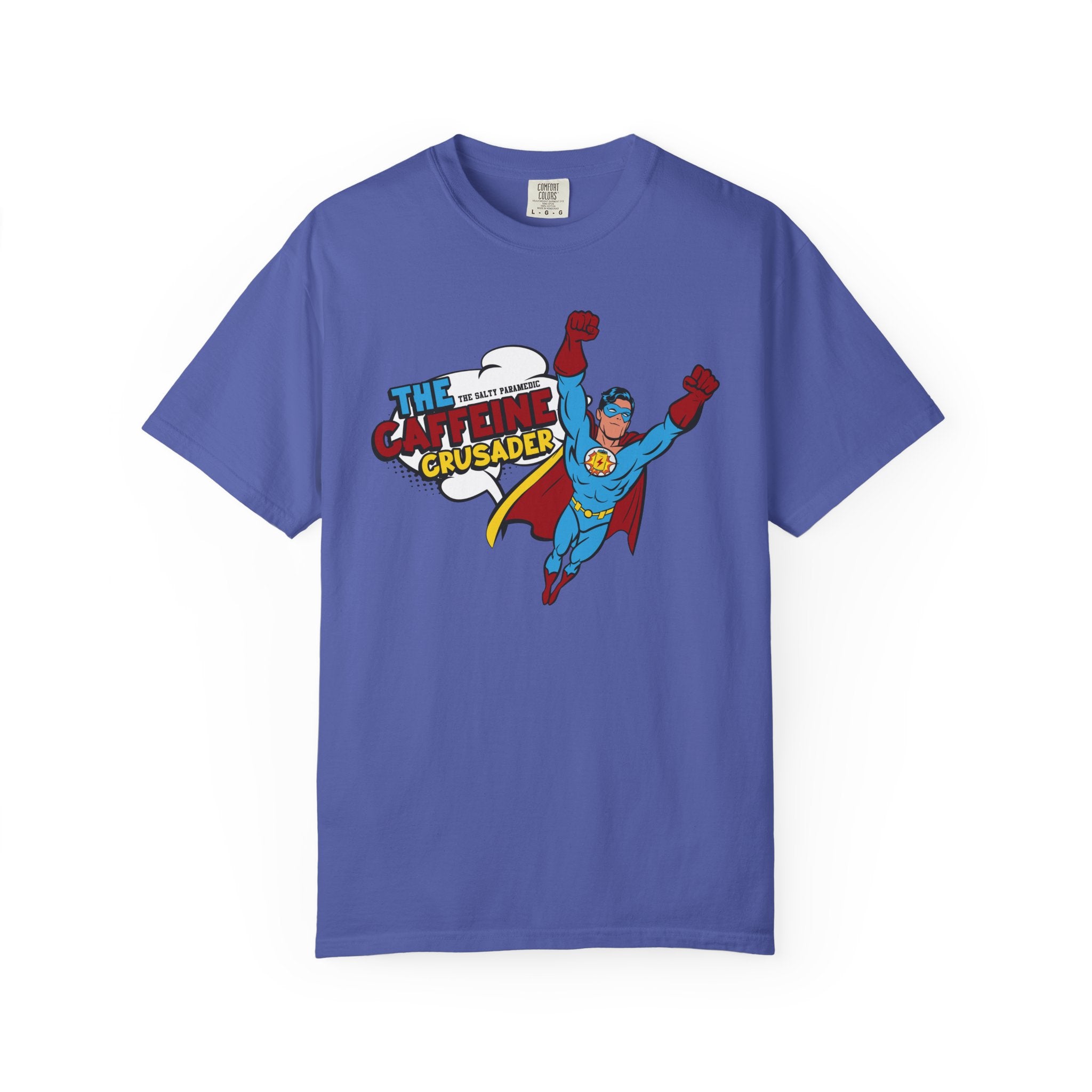 Caffeine Crusader T-Shirt (Graphic on Front)