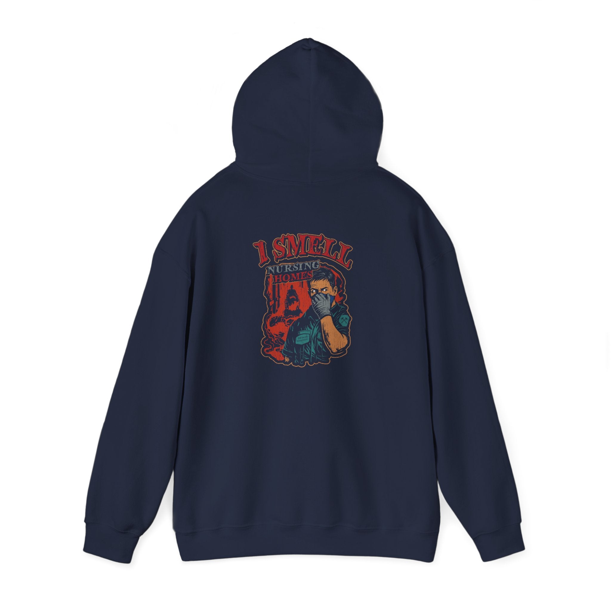 I Smell Nursing Homes Retro Graphic Hoodie