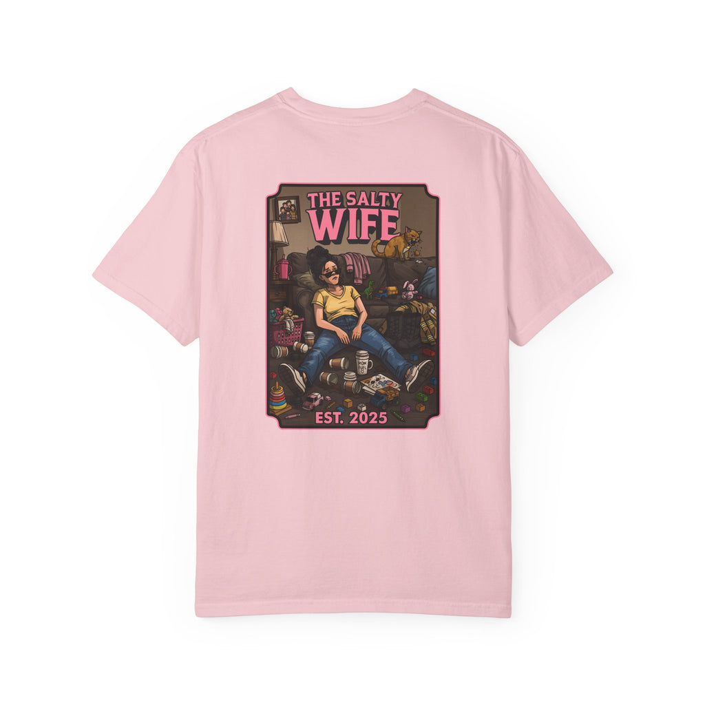 The Salty Wife Graphic T-Shirt — Vintage Pinup Design (Est. 2025)