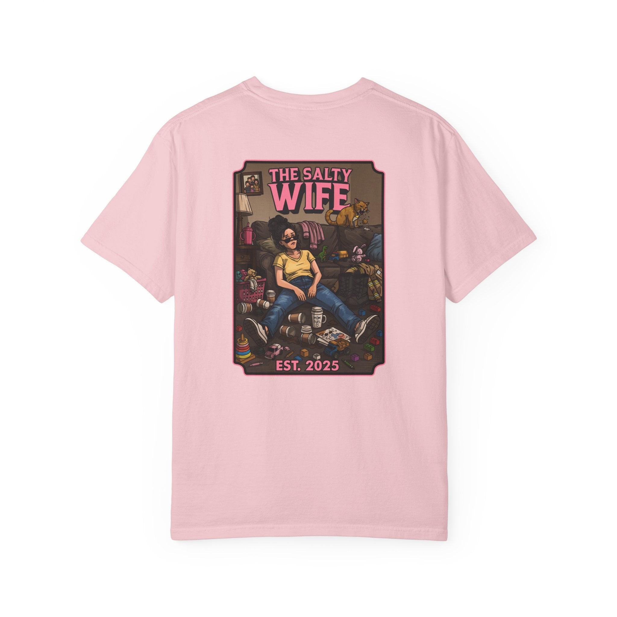 The Salty Wife Graphic T-Shirt — Vintage Pinup Design (Est. 2025)