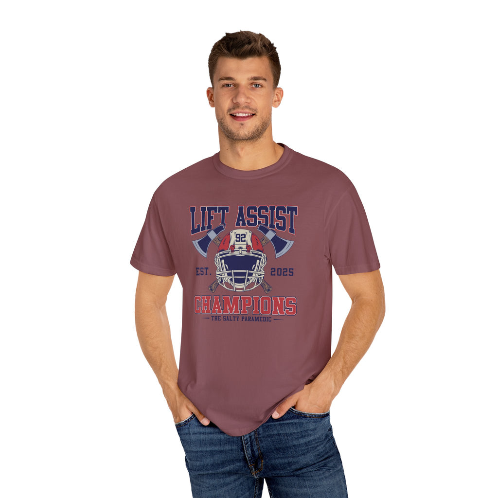 Lift Assist Champions T-Shirt (Graphic on Front)