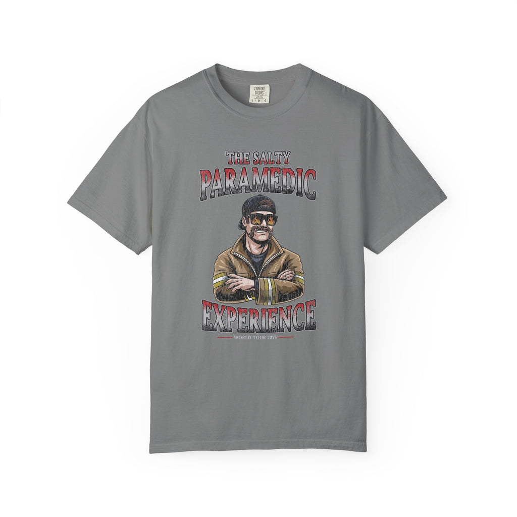 The Salty Paramedic Experience T-Shirt (Red Font)