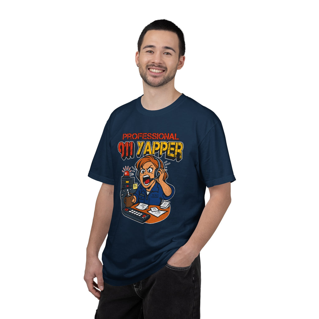 "Professional 911 Yapper" Retro Dispatcher Graphic Tee