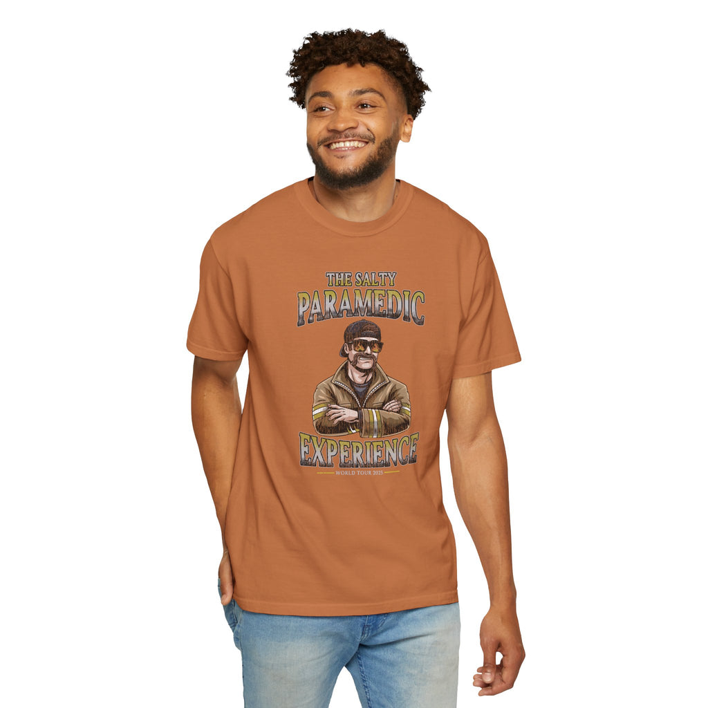The Salty Paramedic Experience T-Shirt (Yellow Font)