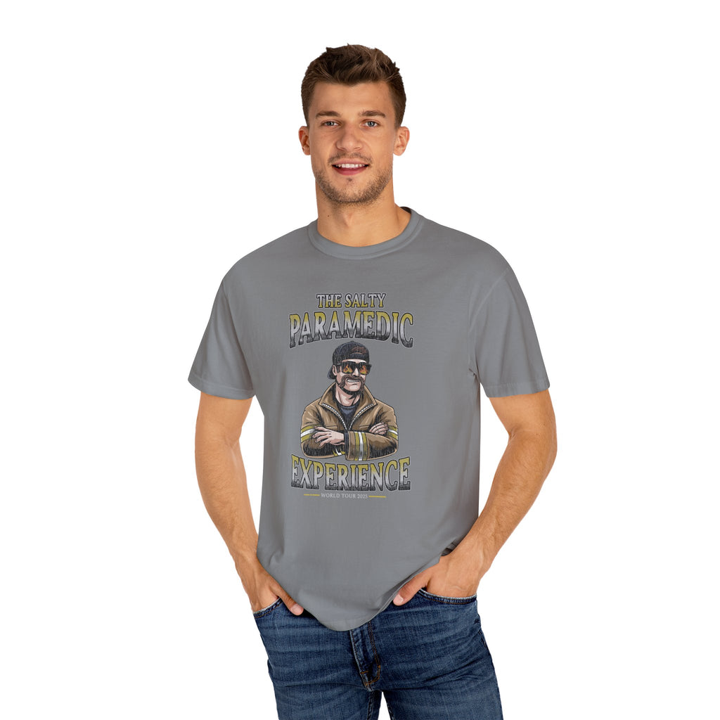 The Salty Paramedic Experience T-Shirt (Yellow Font)