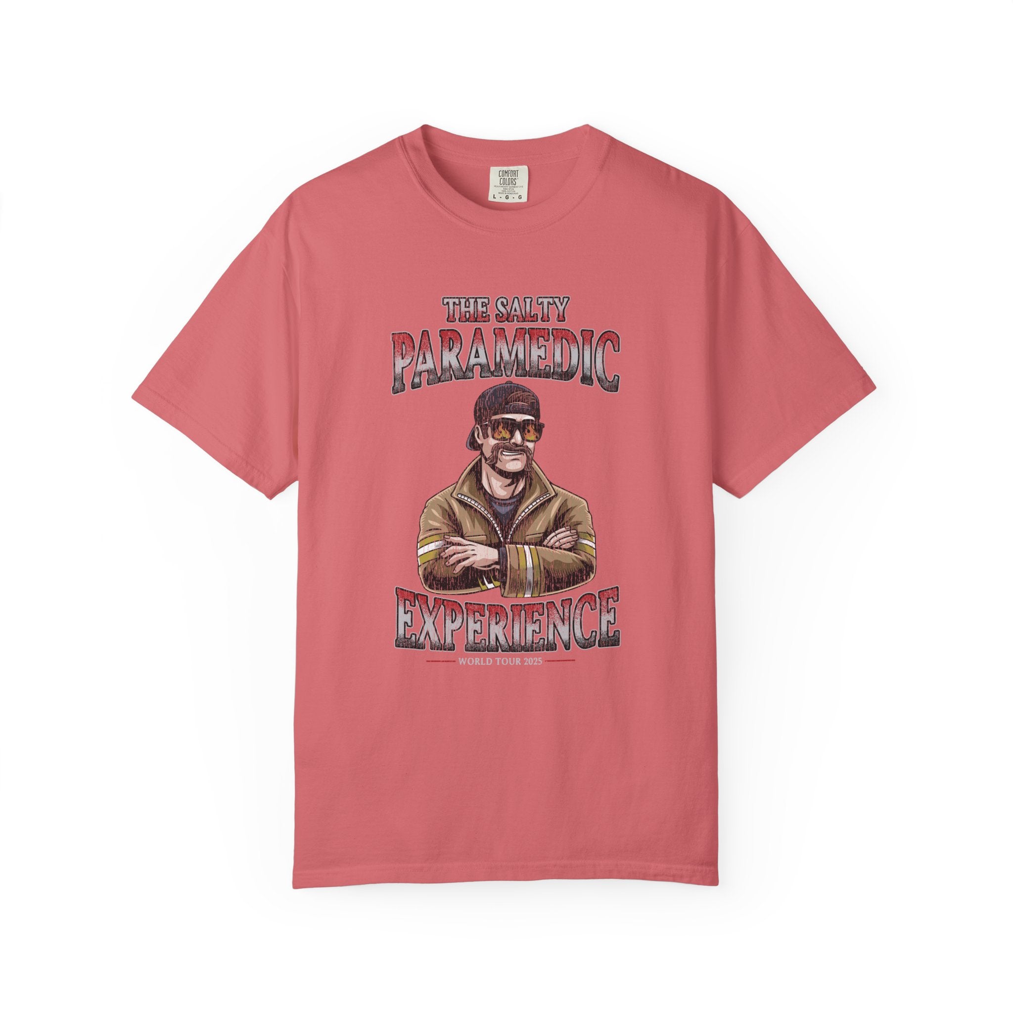 The Salty Paramedic Experience T-Shirt (Red Font)