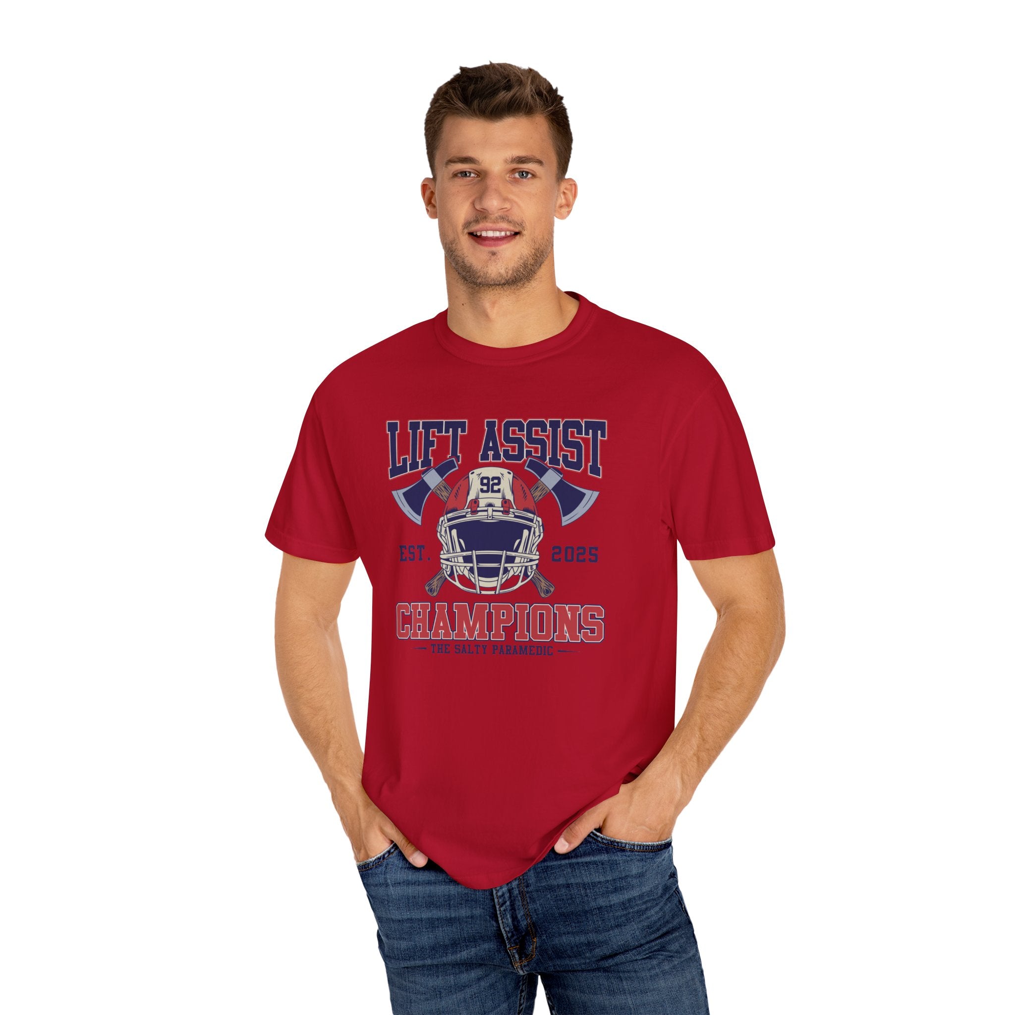 Lift Assist Champions T-Shirt (Graphic on Front)