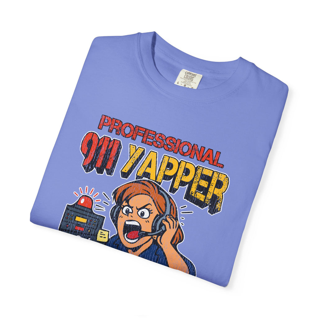 "Professional 911 Yapper" Retro Dispatcher Graphic Tee