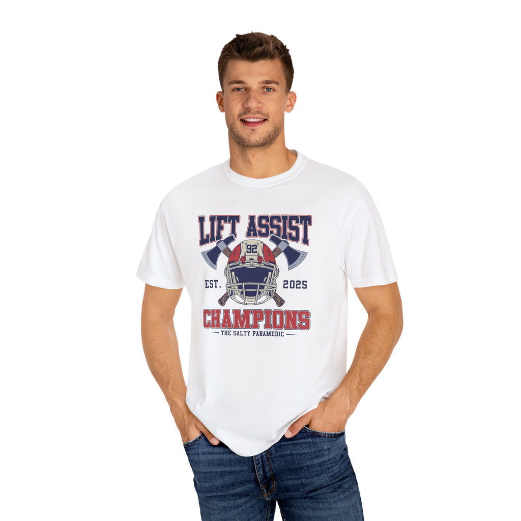 Lift Assist Champions T-Shirt (Graphic on Front)