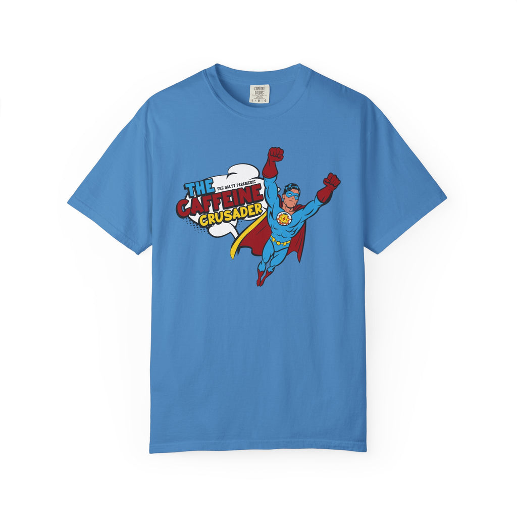 Caffeine Crusader T-Shirt (Graphic on Front)