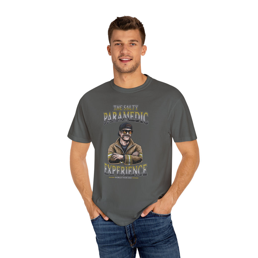 The Salty Paramedic Experience T-Shirt (Yellow Font)