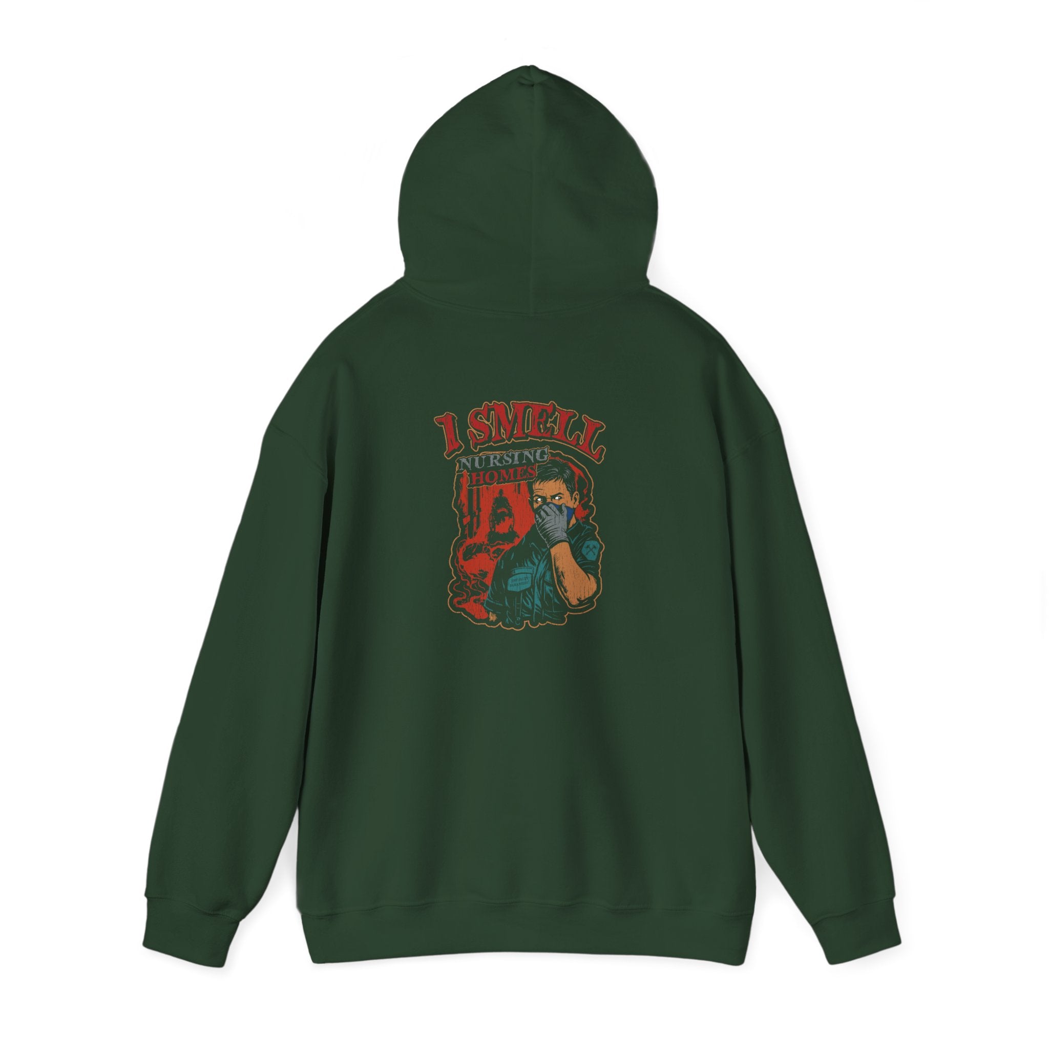 I Smell Nursing Homes Retro Graphic Hoodie