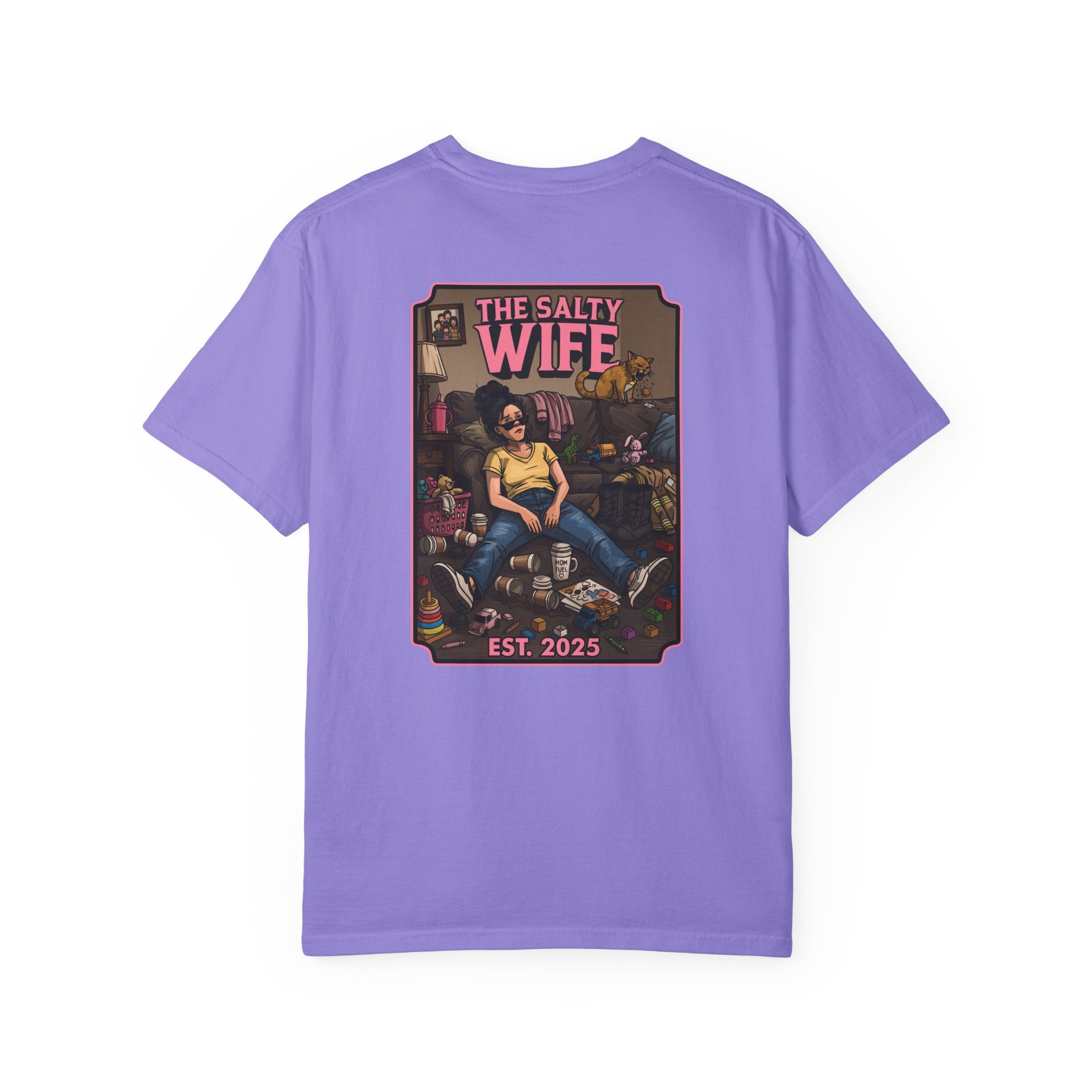 The Salty Wife Graphic T-Shirt — Vintage Pinup Design (Est. 2025)