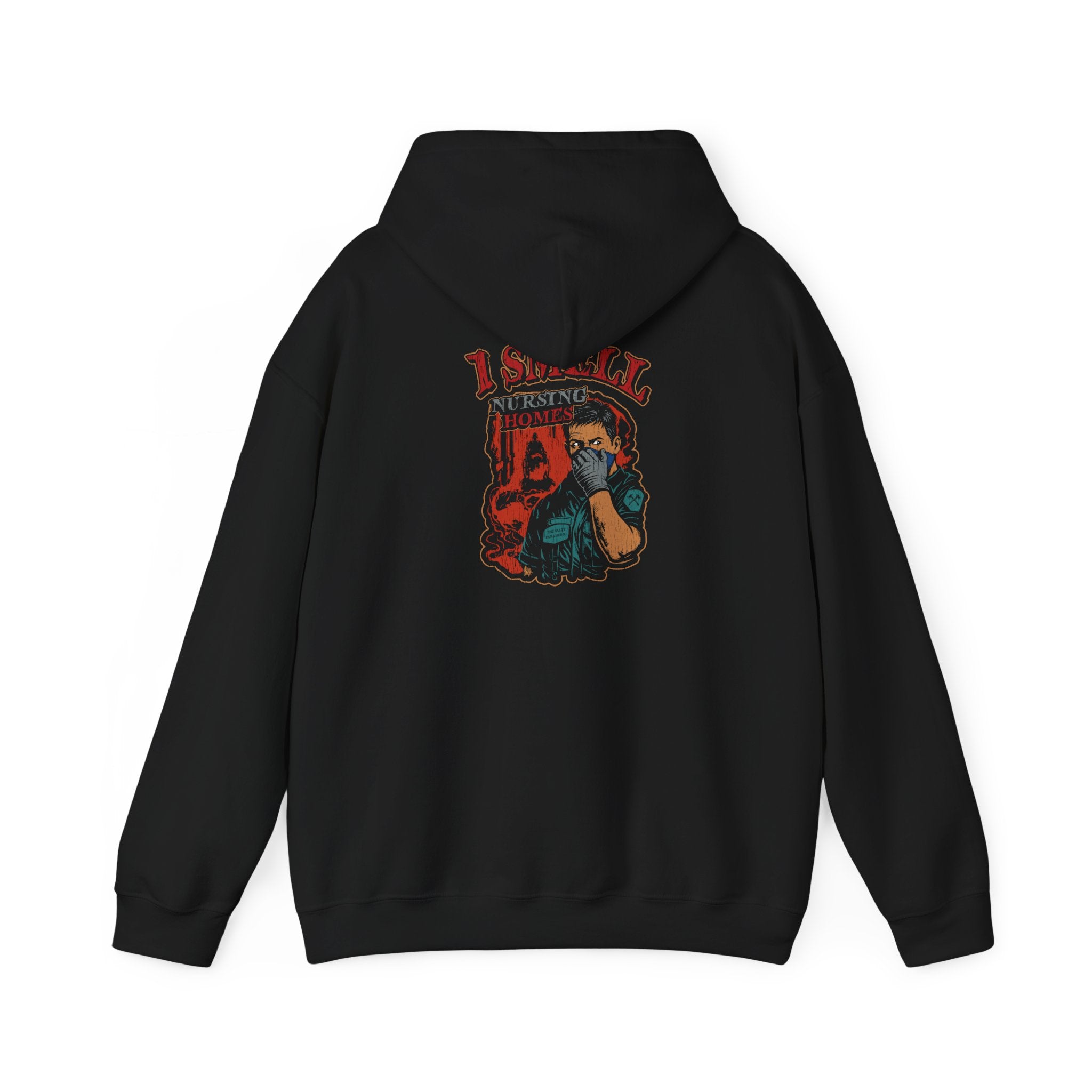 I Smell Nursing Homes Retro Graphic Hoodie