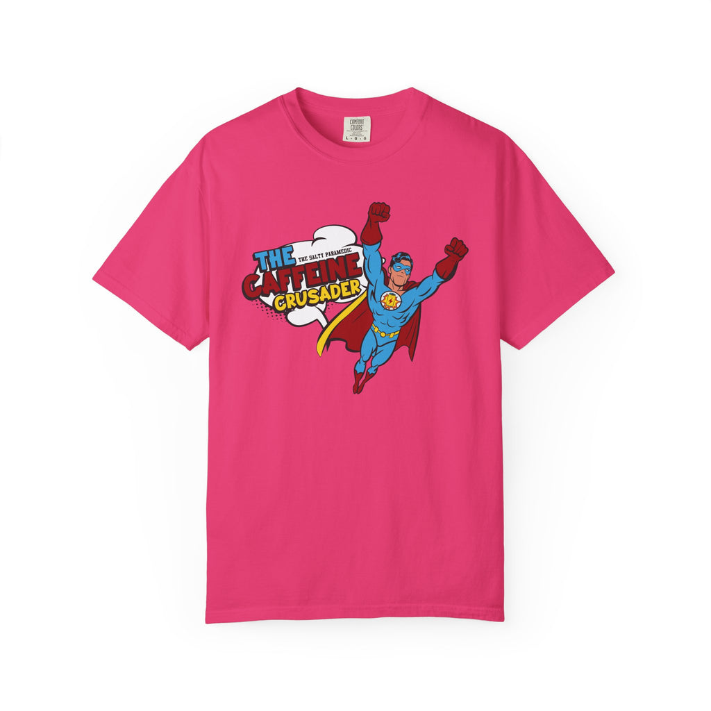 Caffeine Crusader T-Shirt (Graphic on Front)