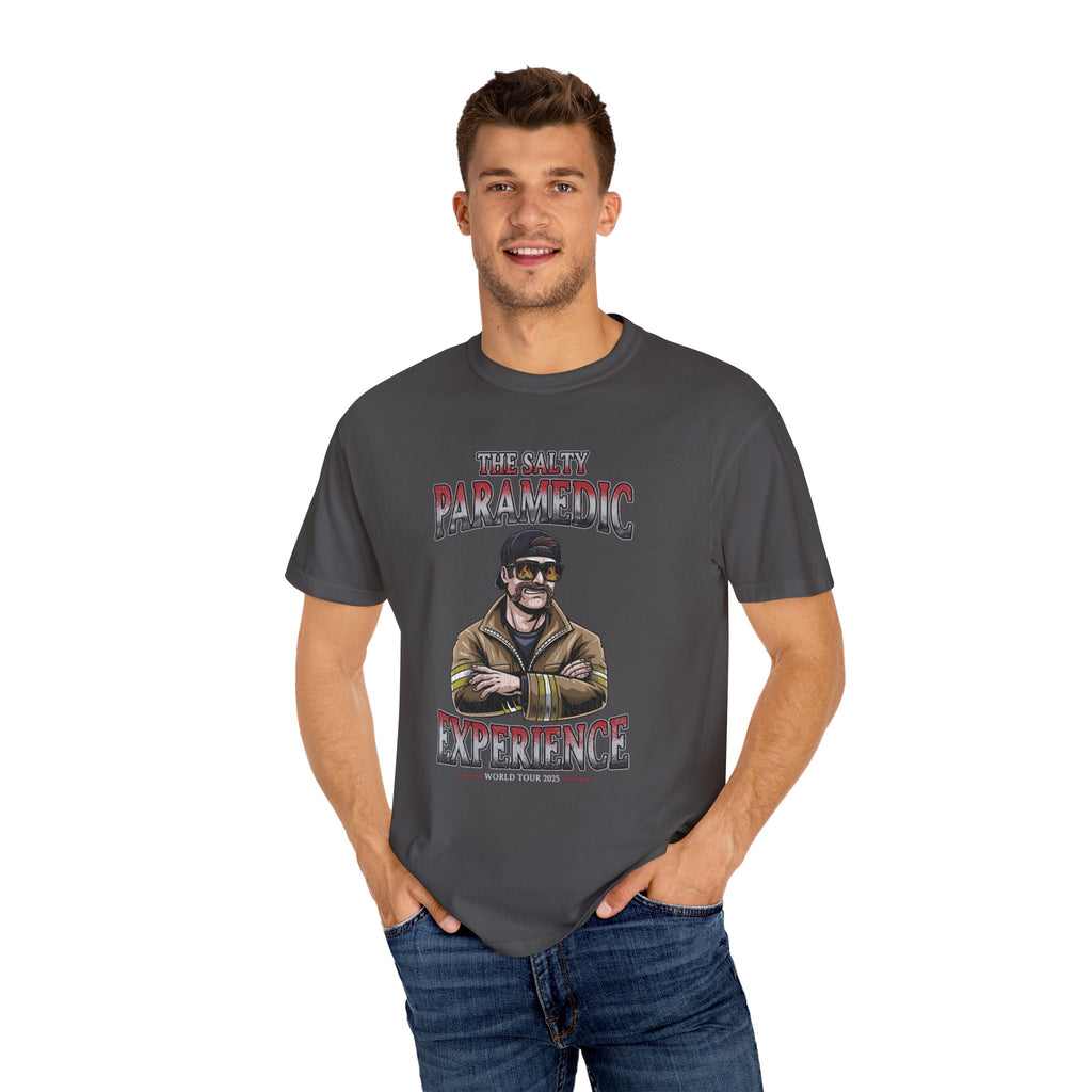 The Salty Paramedic Experience T-Shirt (Red Font)