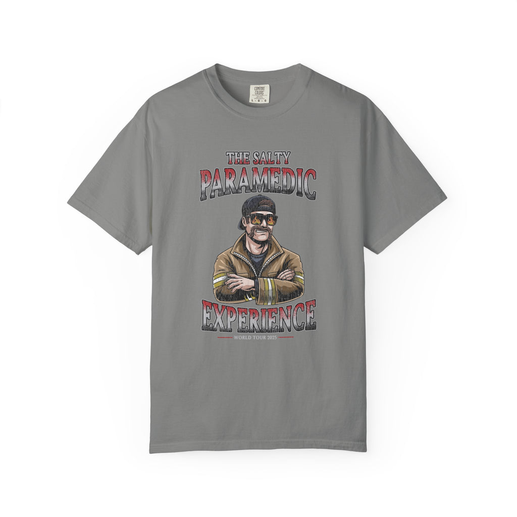 The Salty Paramedic Experience T-Shirt (Red Font)