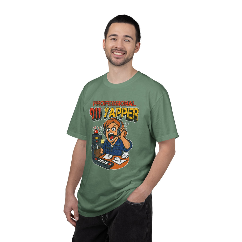 "Professional 911 Yapper" Retro Dispatcher Graphic Tee