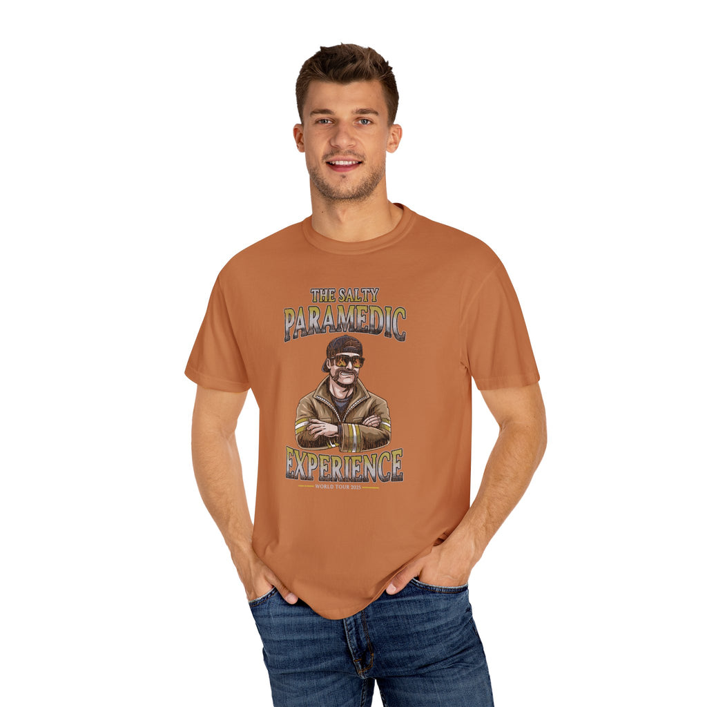 The Salty Paramedic Experience T-Shirt (Yellow Font)