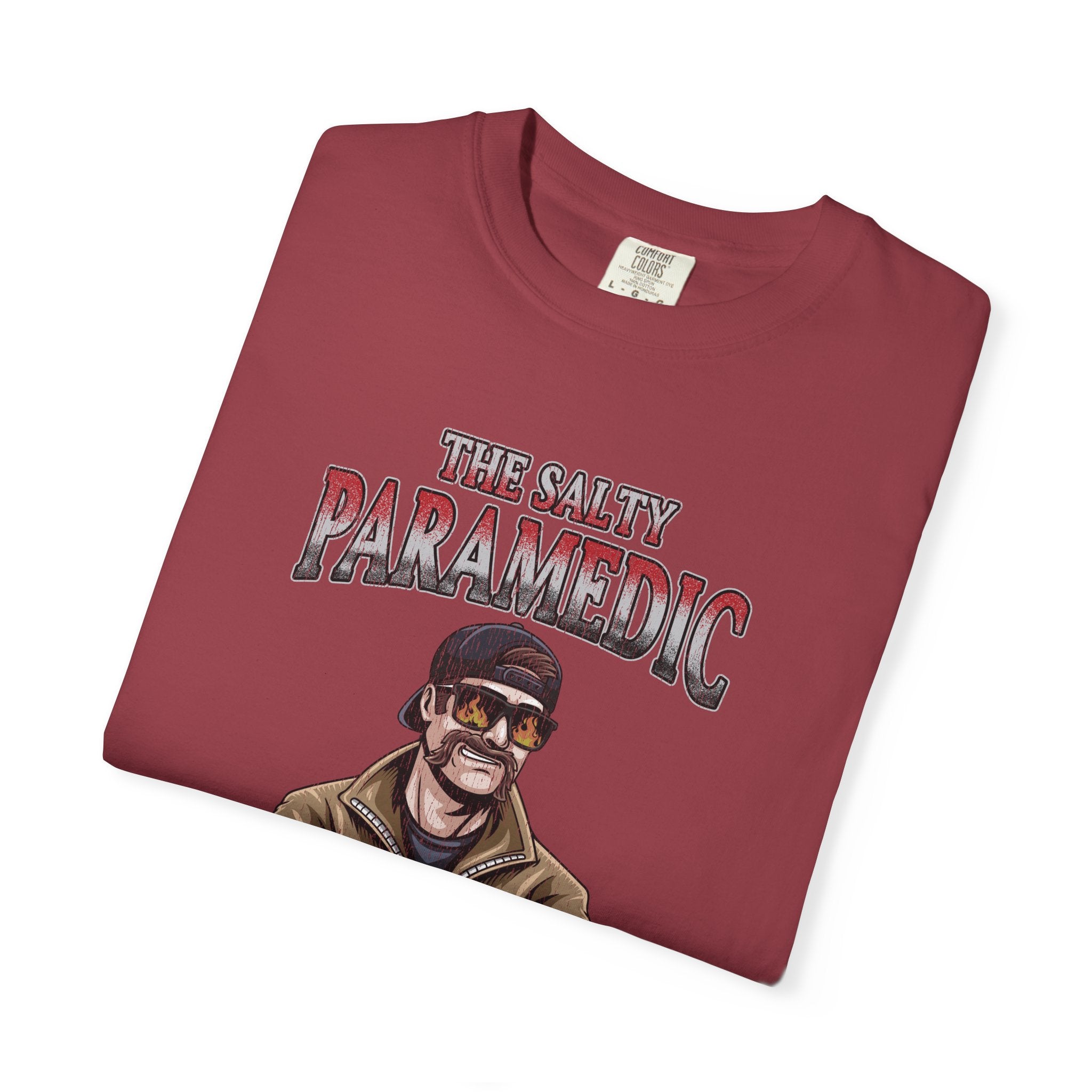 The Salty Paramedic Experience T-Shirt (Red Font)