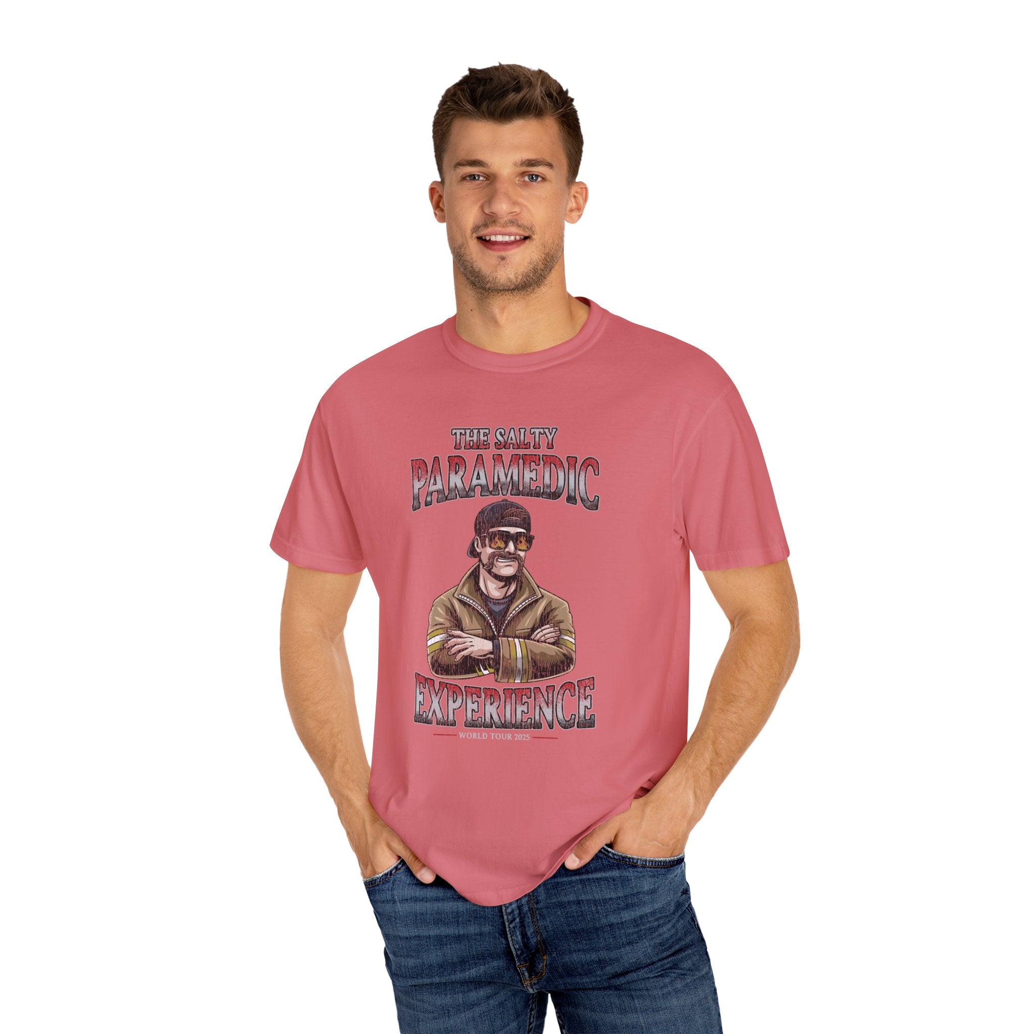 The Salty Paramedic Experience T-Shirt (Red Font)