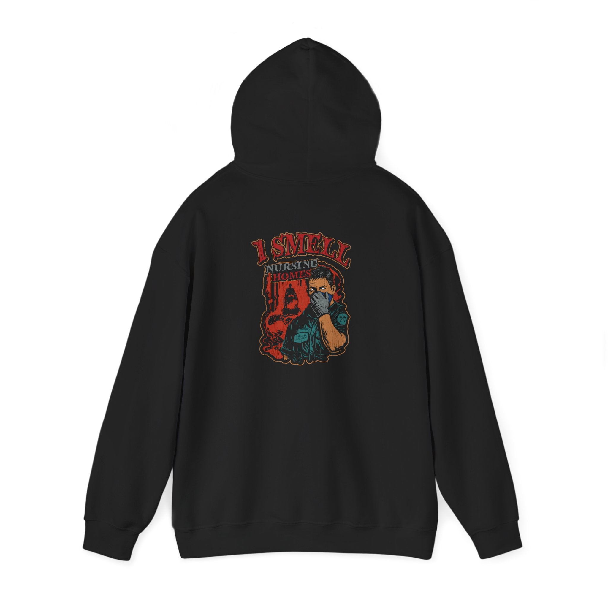I Smell Nursing Homes Retro Graphic Hoodie