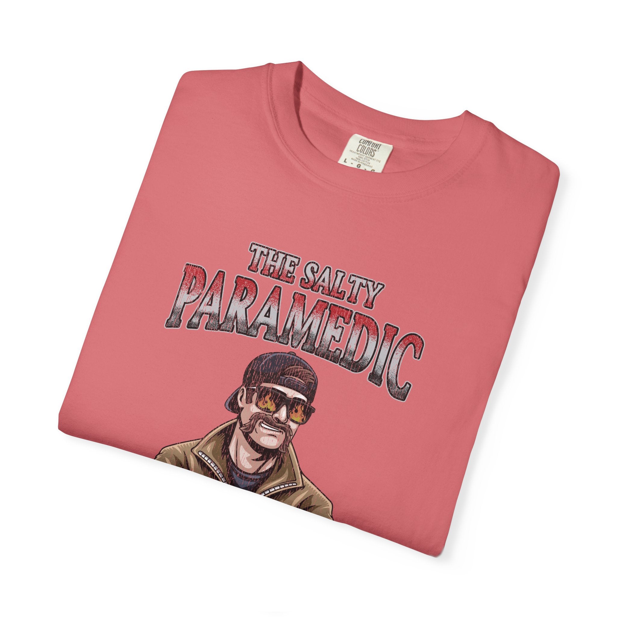 The Salty Paramedic Experience T-Shirt (Red Font)