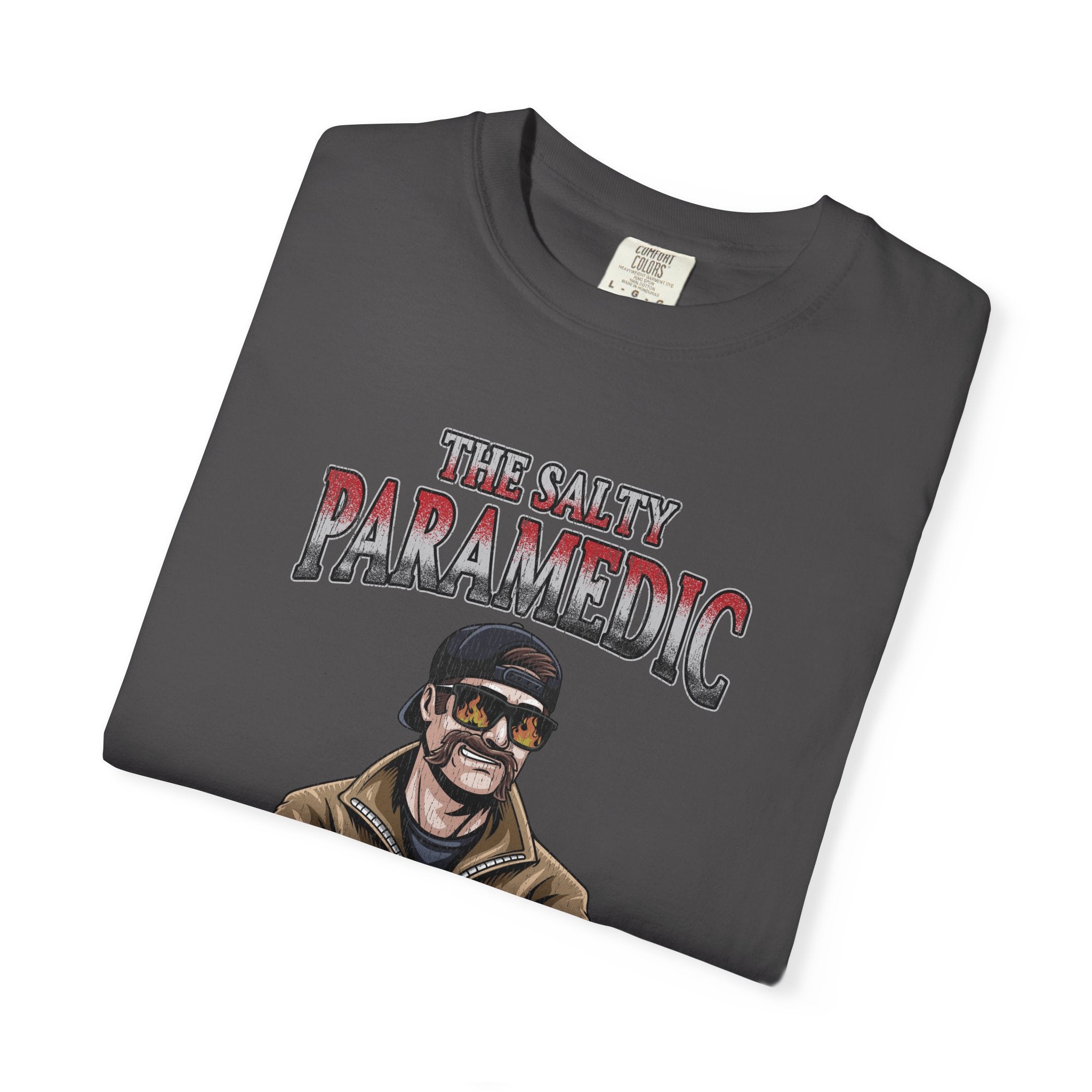 The Salty Paramedic Experience T-Shirt (Red Font)