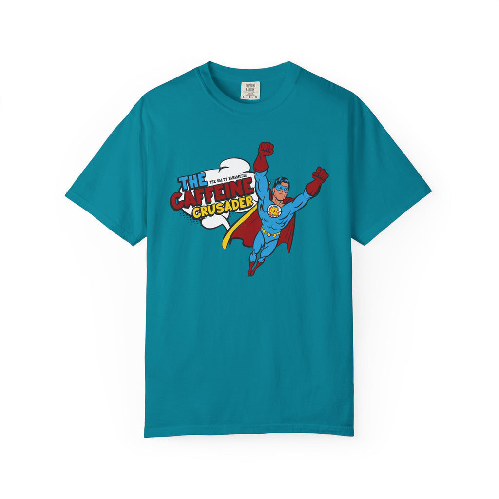 Caffeine Crusader T-Shirt (Graphic on Front)