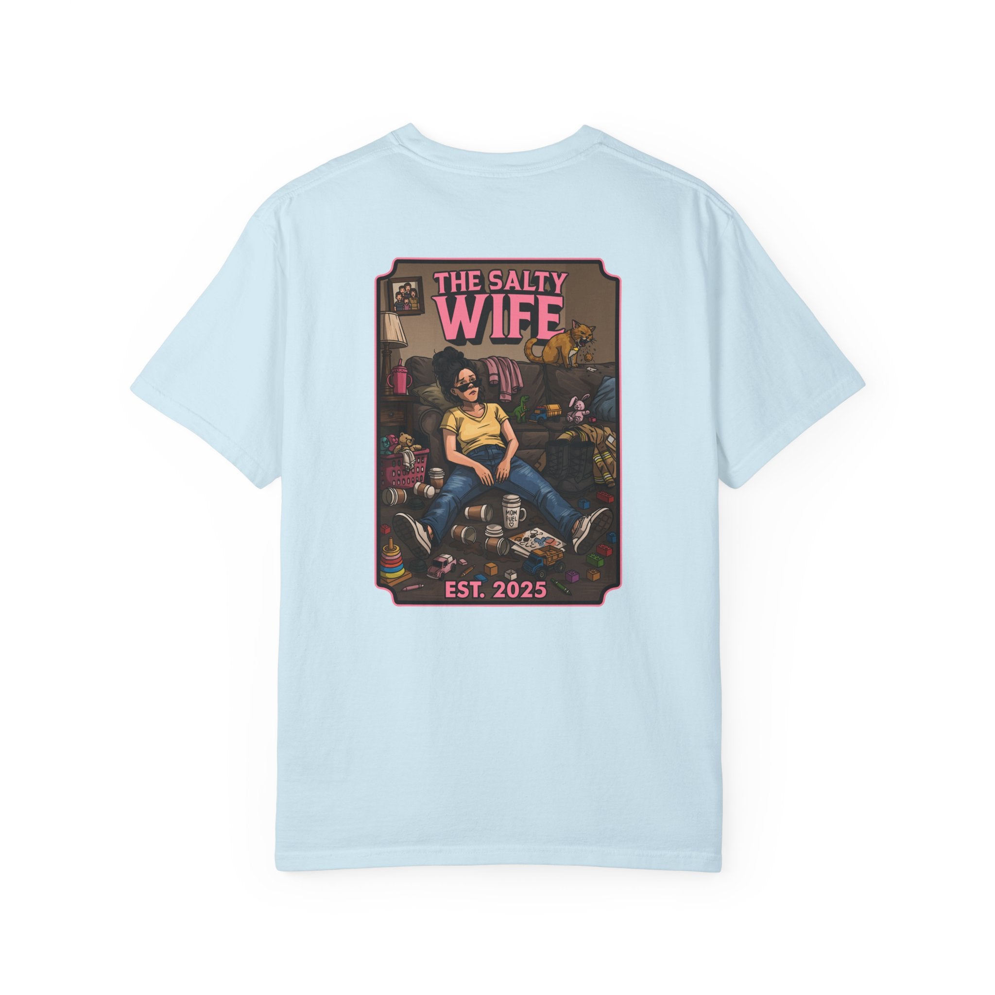 The Salty Wife Graphic T-Shirt — Vintage Pinup Design (Est. 2025)