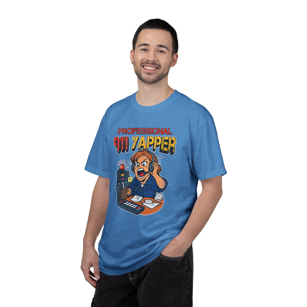 "Professional 911 Yapper" Retro Dispatcher Graphic Tee