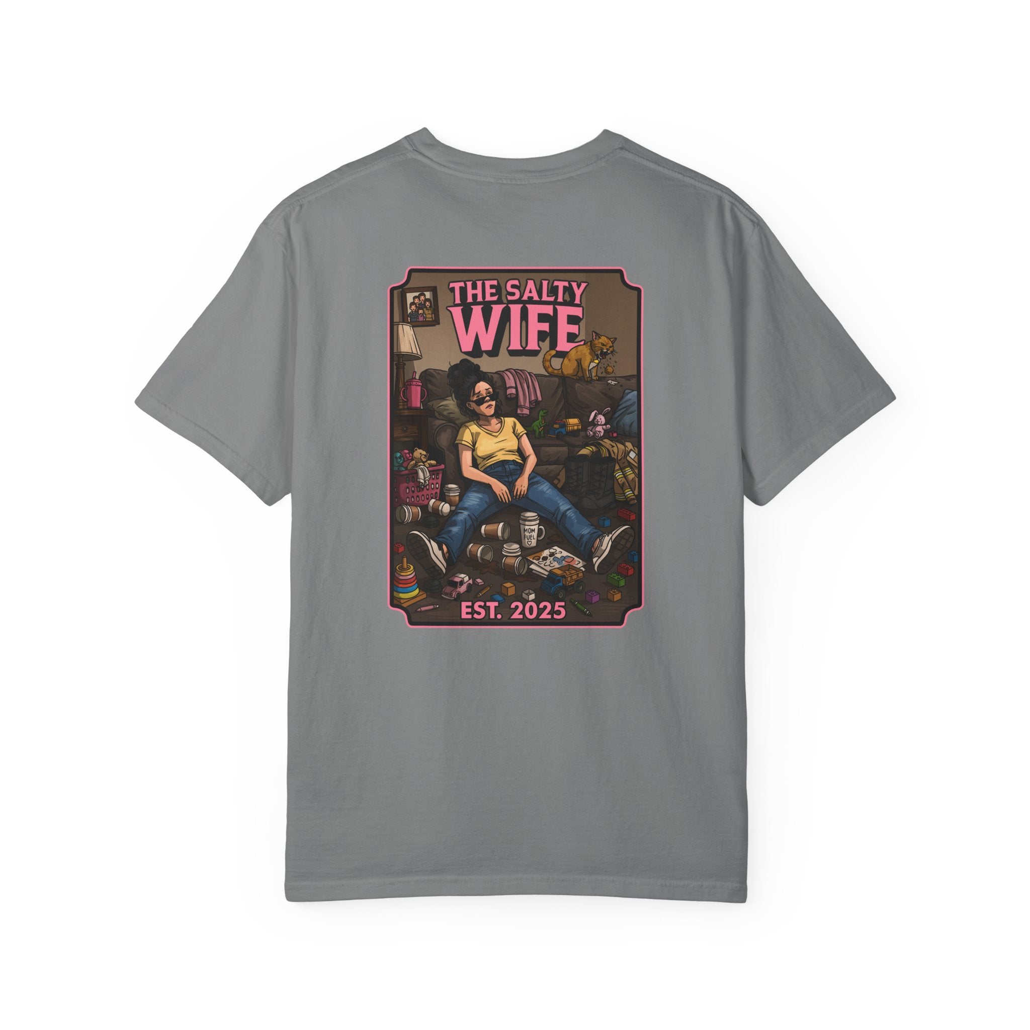 The Salty Wife Graphic T-Shirt — Vintage Pinup Design (Est. 2025)