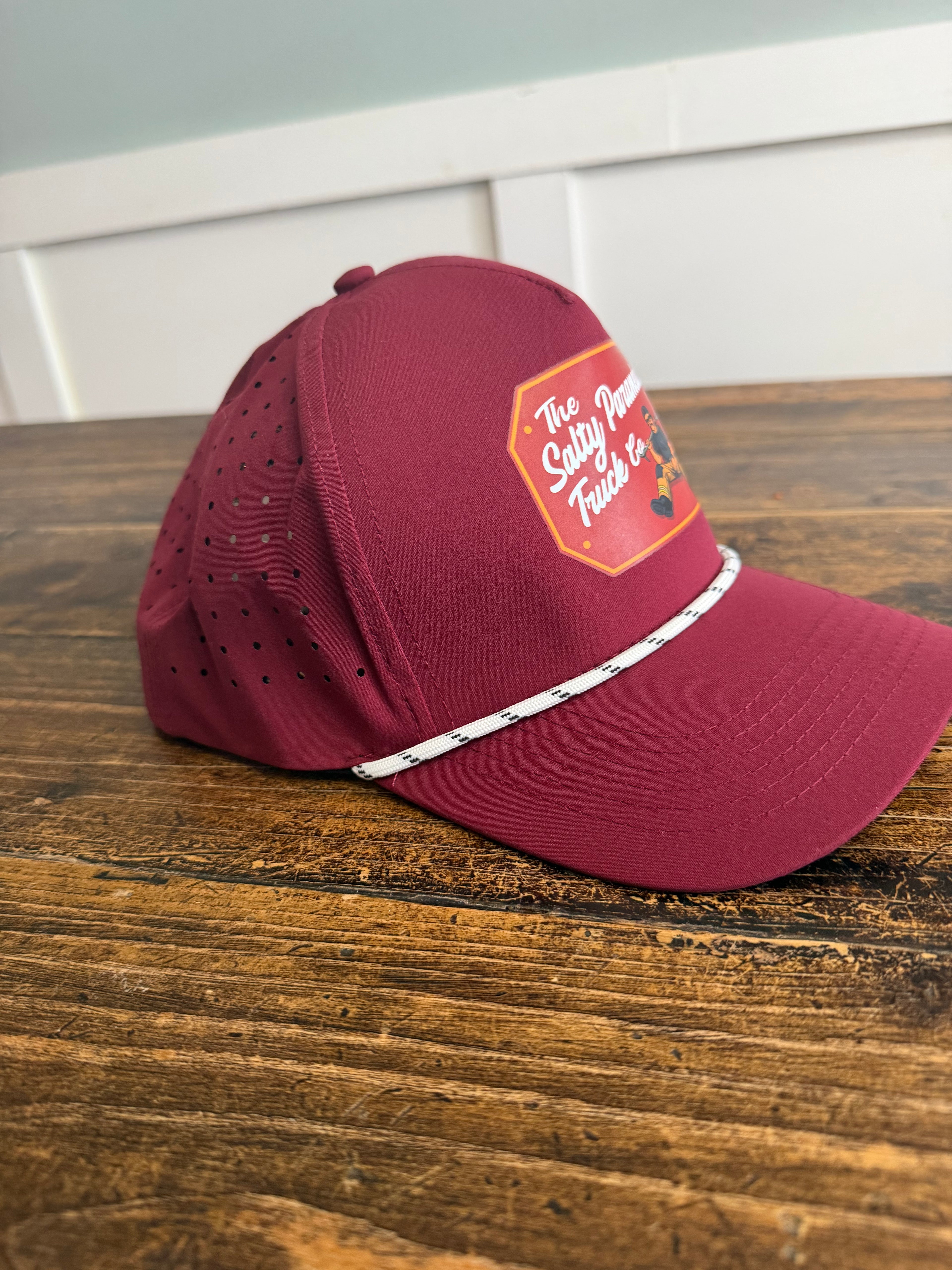 Salty Truck Co. Rope Hat (Red)