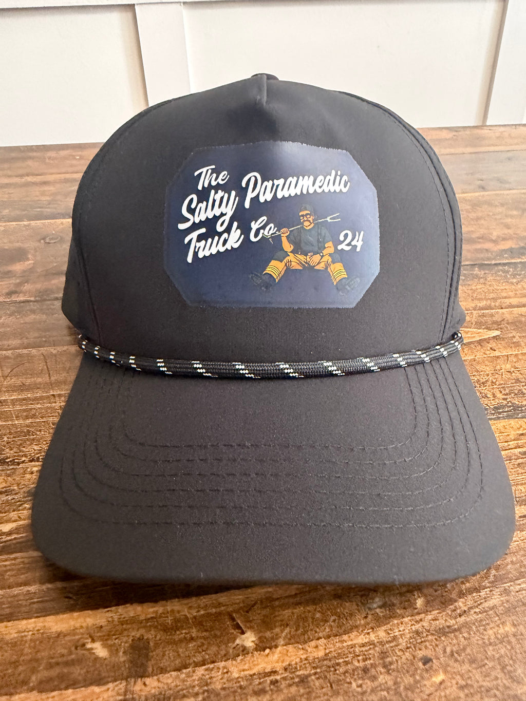 Salty Truck Co. Rope Hat (Black)