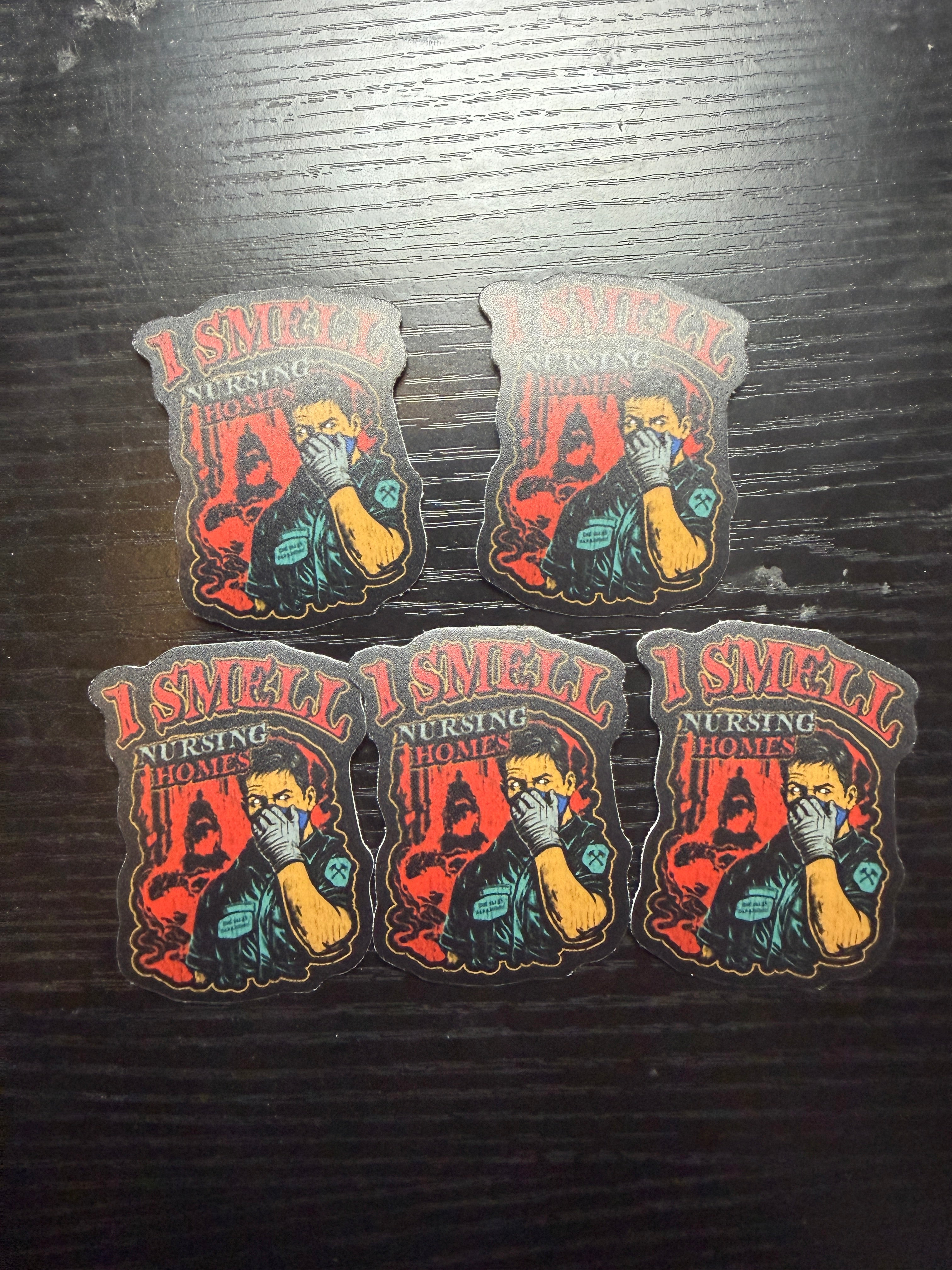 I Smell Nursing Homes Sticker Pack (5 Stickers)